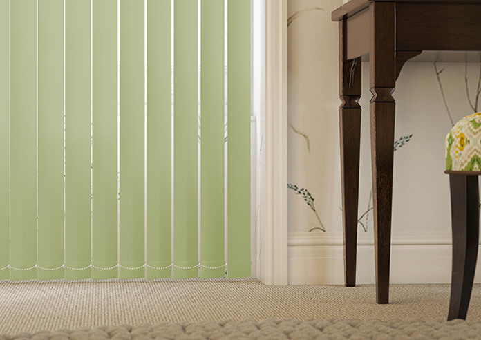 Trinity (Blackout), Soft Green - Vertical Blind - Image 5